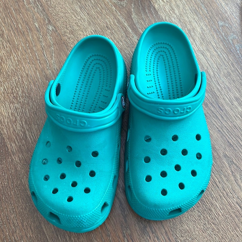 Crocs - worn a few times - they shrunk in the sun which is why I can’t wear them